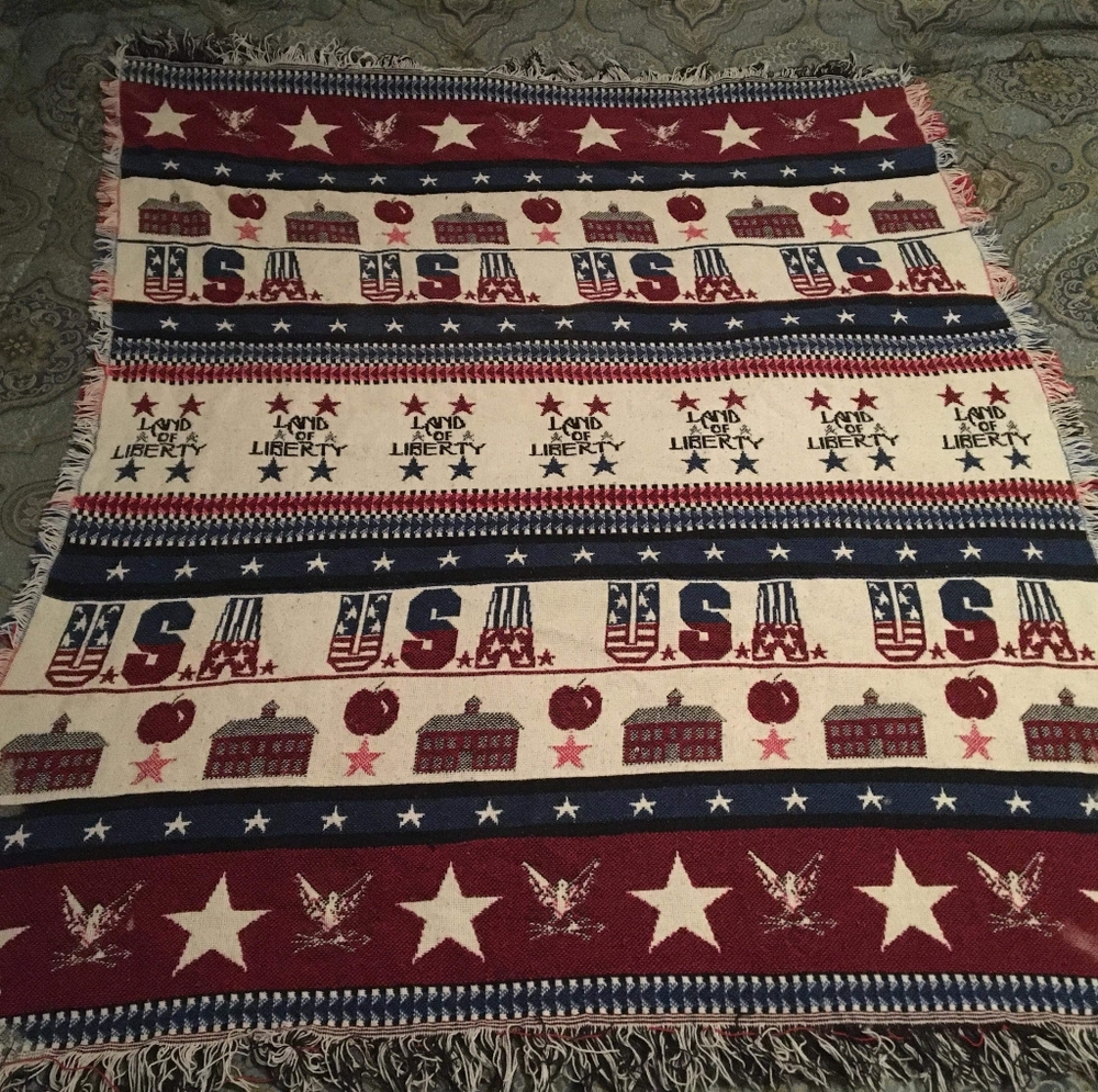 Patriotic Throw